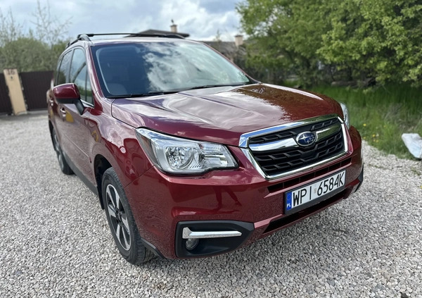 Subaru Forester cena 82999 przebieg: 74300, rok produkcji 2018 z Piaseczno małe 301